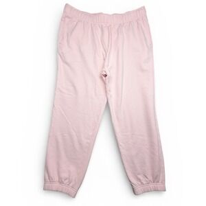 Aeropostale Womens 2XL Pink Fleece Sweatpants Joggers High Rise Relaxed NWT Read